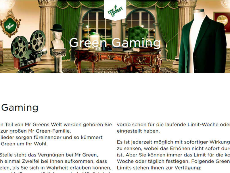 Mr Green Casino Bewertung